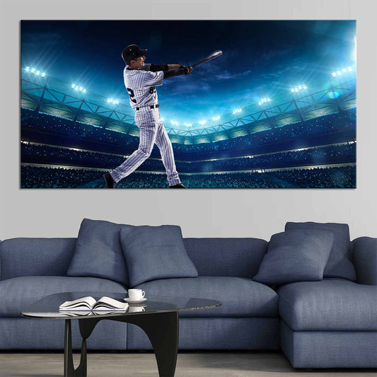 Baseball Player Wall Art Canvas Print-Stunning Canvas Prints