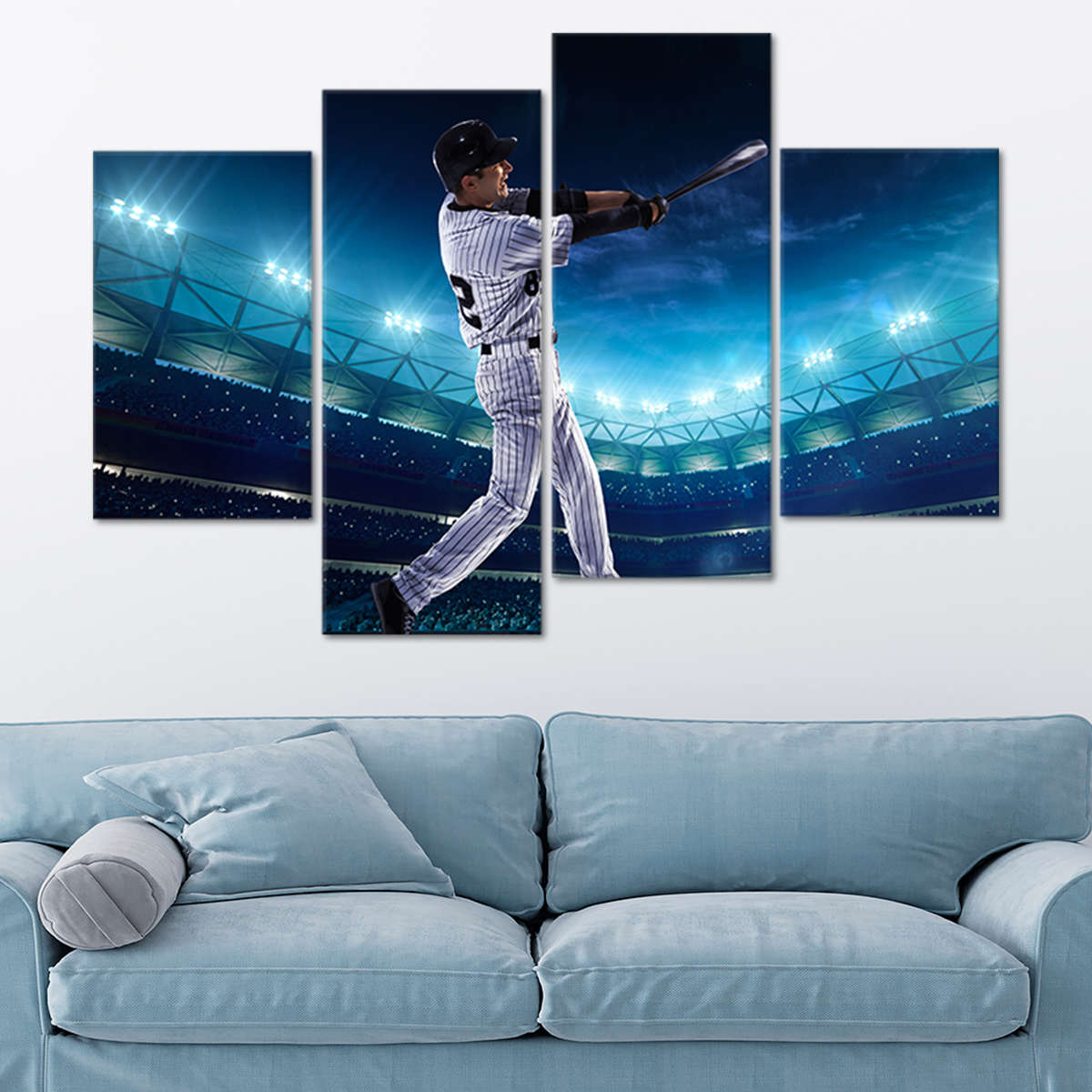 Baseball Player Wall Art Canvas Print-Stunning Canvas Prints