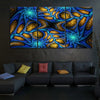 Psychedelic Blue Abstract Wall Art Canvas-Stunning Canvas Prints