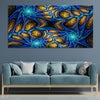 Psychedelic Blue Abstract Wall Art Canvas-Stunning Canvas Prints