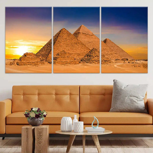 Pyramids Of Giza Wall Art Canvas-Stunning Canvas Prints