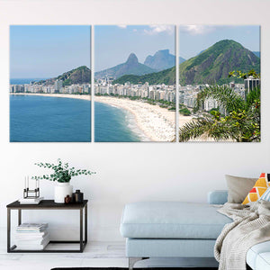 Copacabana Beach Wall Art Canvas-Stunning Canvas Prints