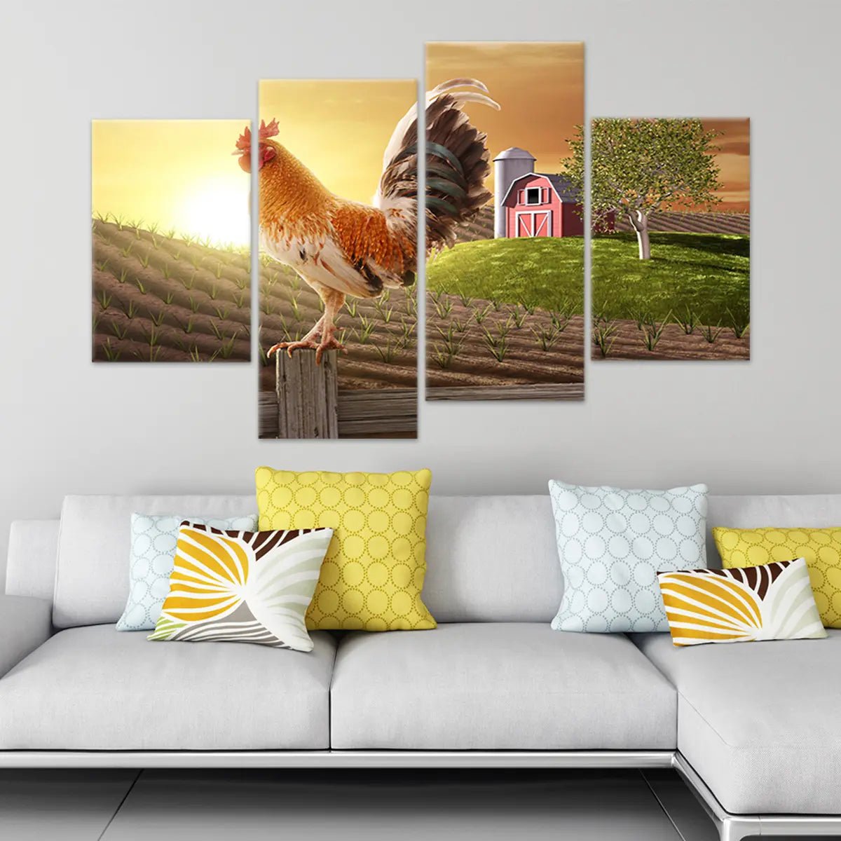 Rooster Chicken Wall Art Canvas-Stunning Canvas Prints