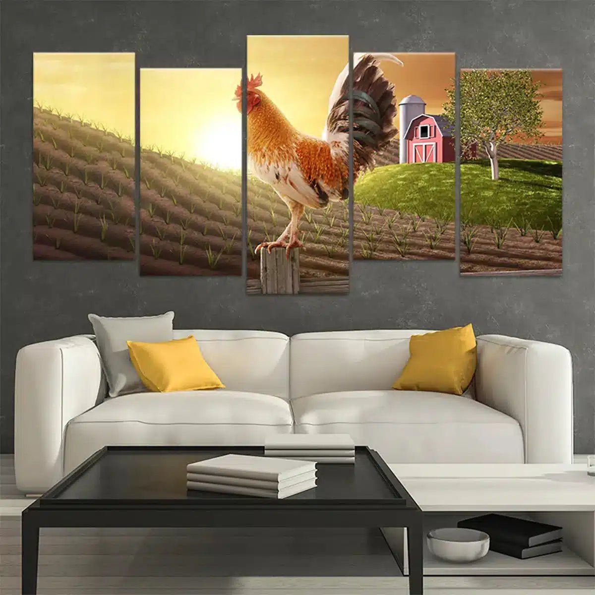 Rooster Chicken Wall Art Canvas-Stunning Canvas Prints