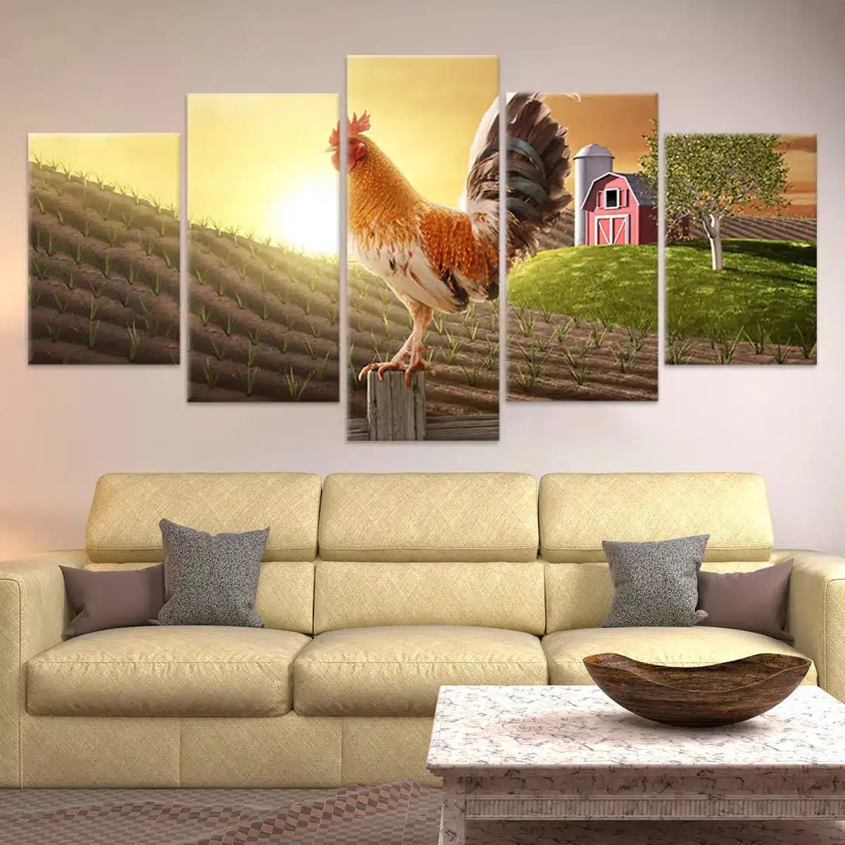 Rooster Chicken Wall Art Canvas-Stunning Canvas Prints