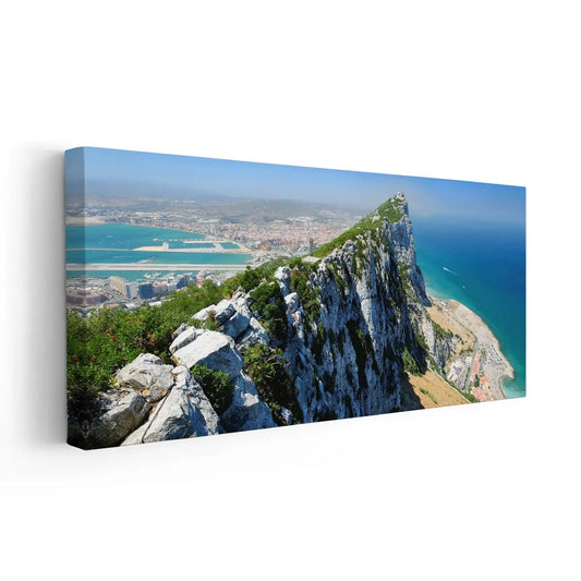 Rock Of Gibraltar Wall Art Canvas-Stunning Canvas Prints