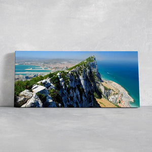 Rock Of Gibraltar Wall Art Canvas-Stunning Canvas Prints