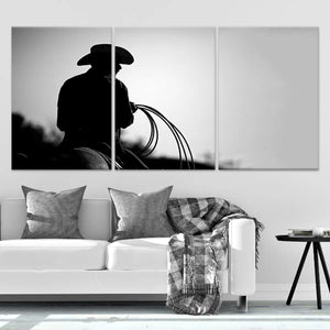 Western Rodeo Cowboy Wall Art Canvas Print-Stunning Canvas Prints