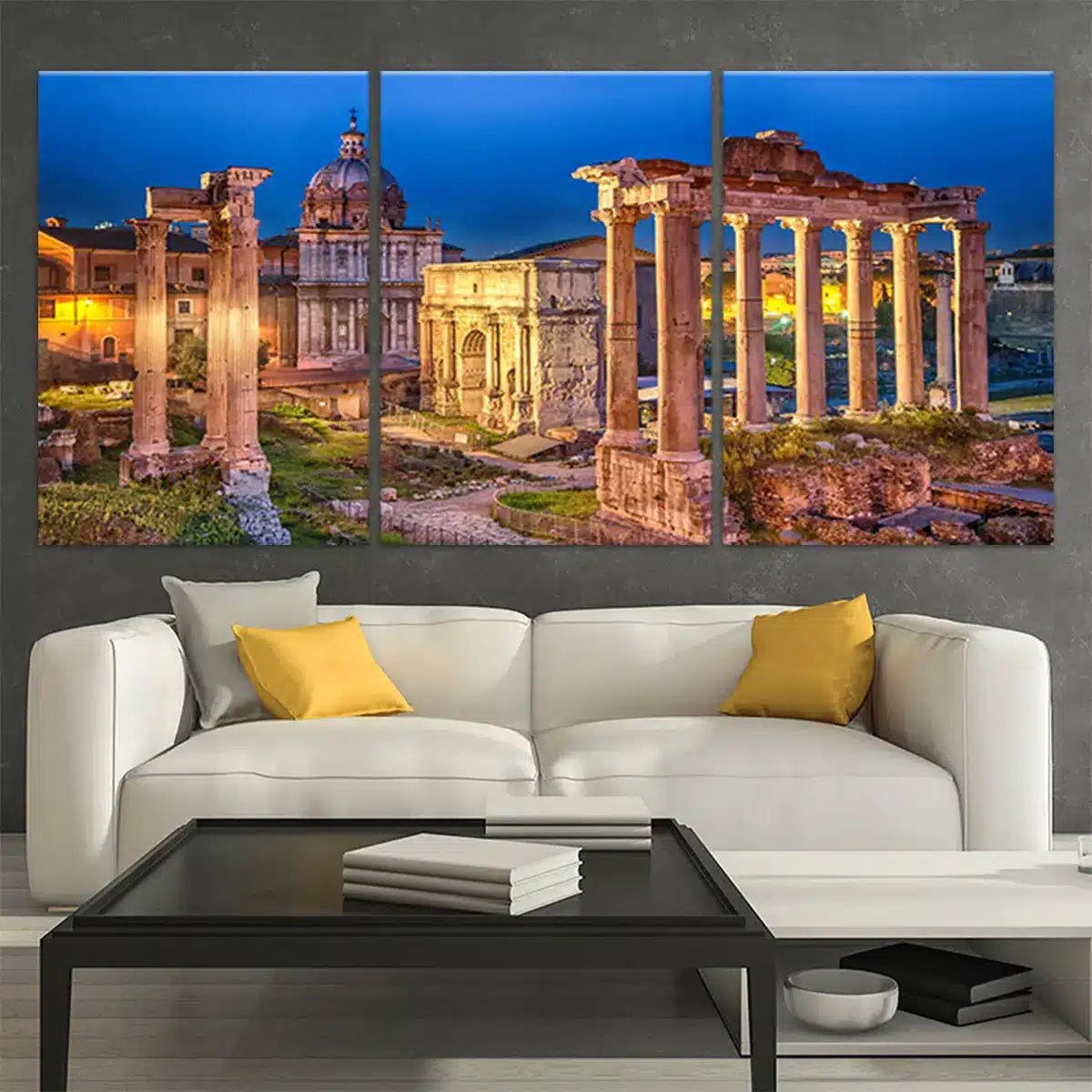 Roman Forum Ruins Skyline Wall Art Canvas-Stunning Canvas Prints