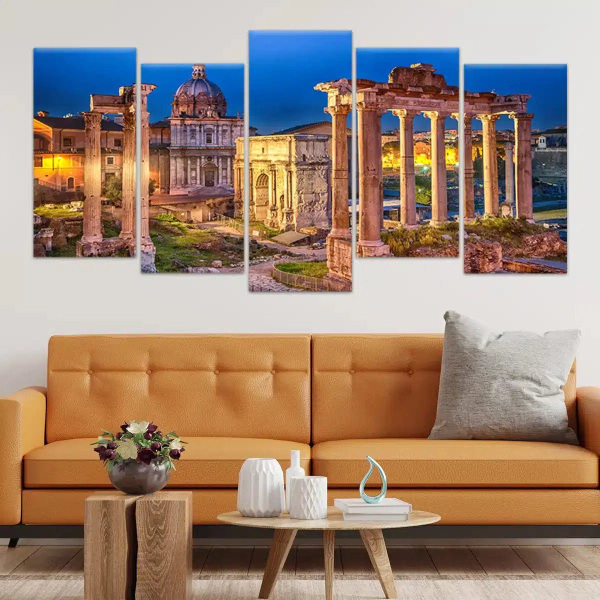 Roman Forum Ruins Skyline Wall Art Canvas-Stunning Canvas Prints