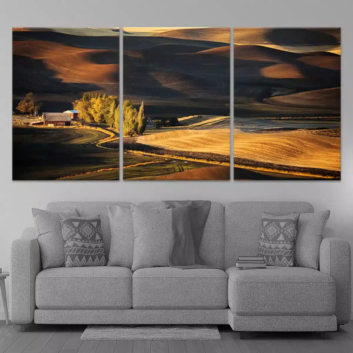 Farmhouse Landscape Wall Art Canvas-Stunning Canvas Prints