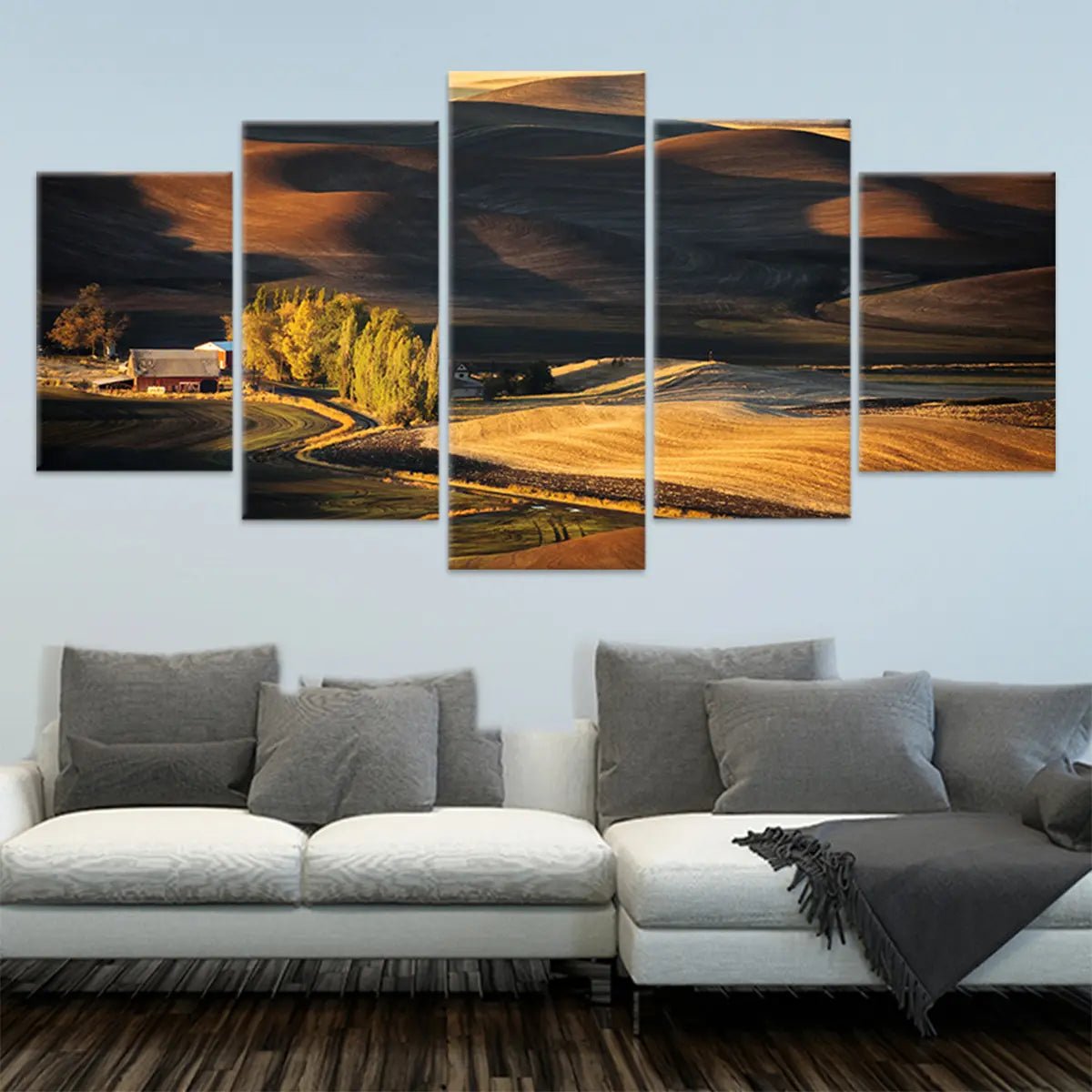 Farmhouse Landscape Wall Art Canvas-Stunning Canvas Prints