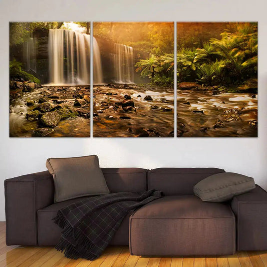 Russell Waterfalls Wall Art Canvas-Stunning Canvas Prints