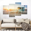 Santa Monica Lifeguard Tower Wall Art Canvas-Stunning Canvas Prints