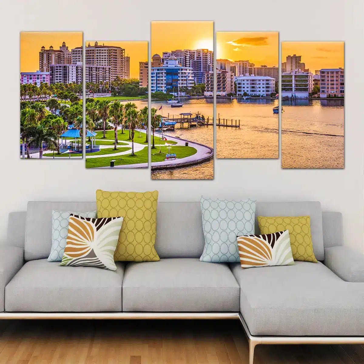 Sarasota Skyline Wall Art Canvas-Stunning Canvas Prints