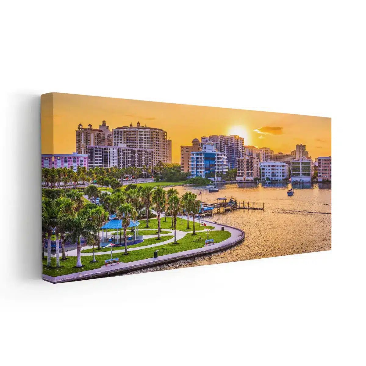 Sarasota Skyline Wall Art Canvas-Stunning Canvas Prints