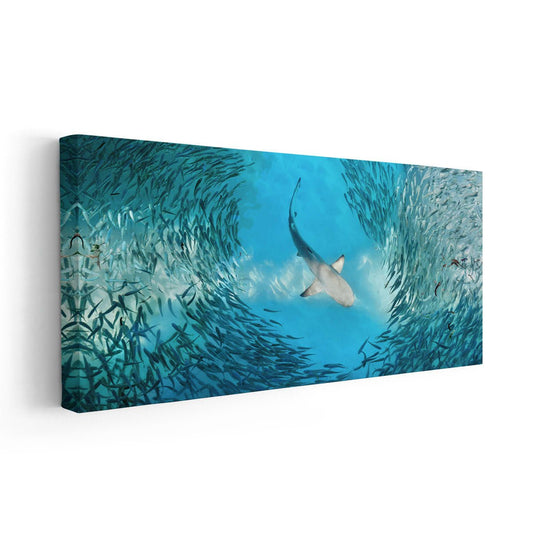 Hunting Shark Wall Art Canvas-Stunning Canvas Prints