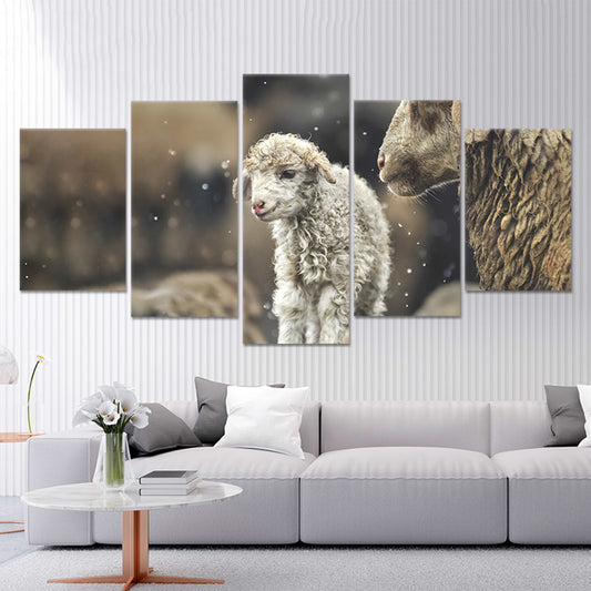 Baby Lamb Wall Art Canvas-Stunning Canvas Prints