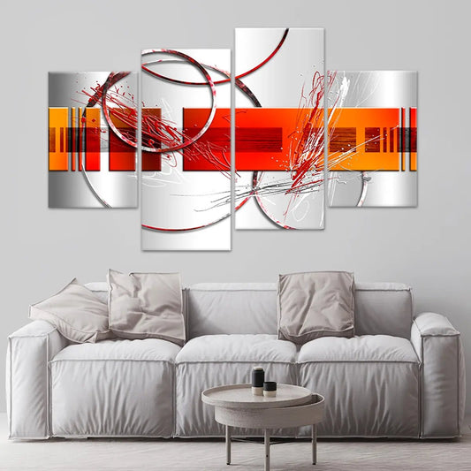 Vibrant Abstract Wall Art For Living Room-Stunning Canvas Prints