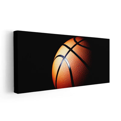 Basketball Close-Up Wall Art For Living Room l Stunning Canvas Prints