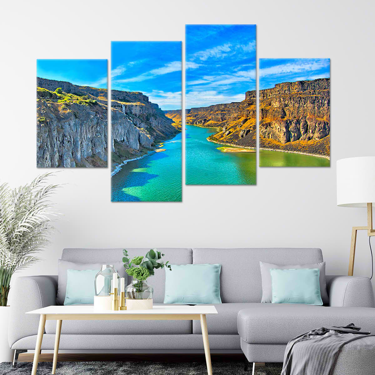 Snake River Canyon Wall Art Canvas-Stunning Canvas Prints