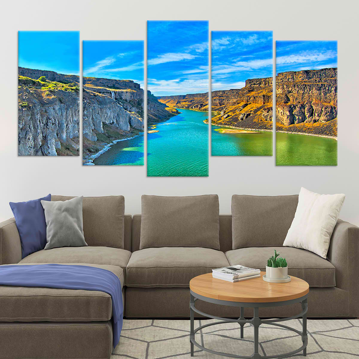 Snake River Canyon Wall Art Canvas-Stunning Canvas Prints