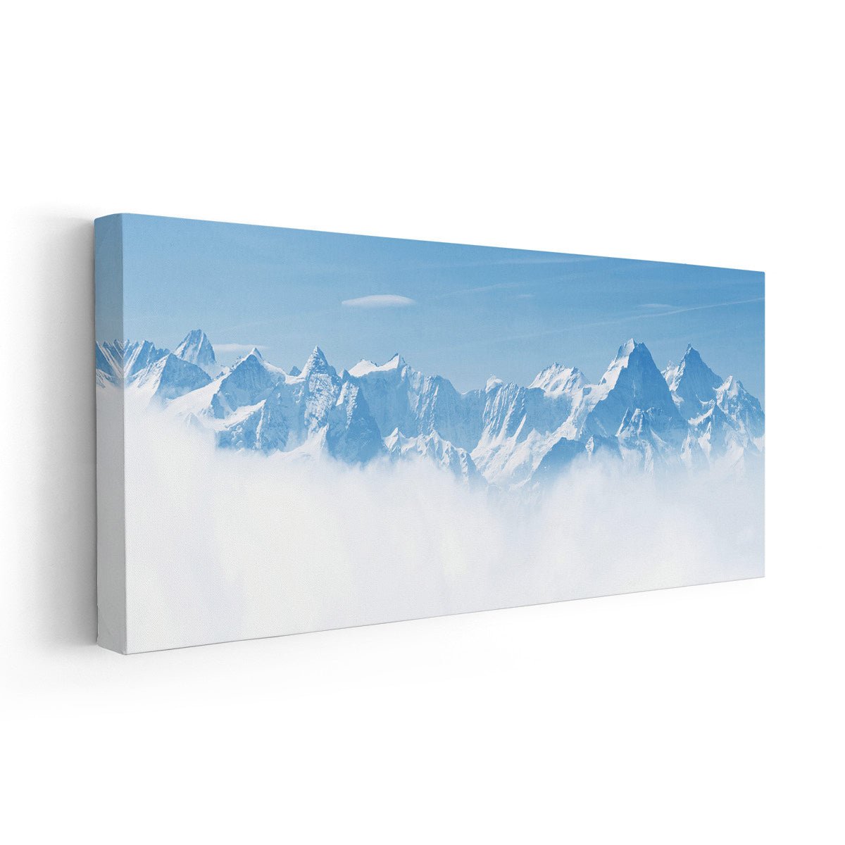 Snowy Mountain Peaks Wall Art Canvas-Stunning Canvas Prints