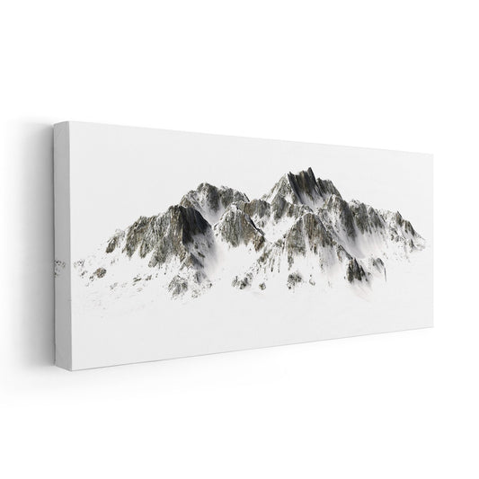 Snowy Mountains Wall Art Canvas-Stunning Canvas Prints