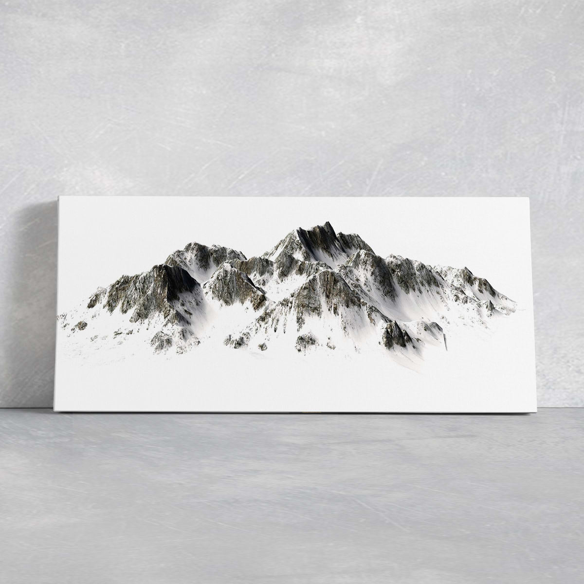 Snowy Mountains Wall Art Canvas-Stunning Canvas Prints