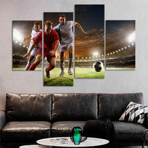 Soccer Game Wall Art Canvas Print-Stunning Canvas Prints