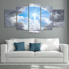 Stairway To Jesus Christ Wall Art Canvas Print-Stunning Canvas Prints