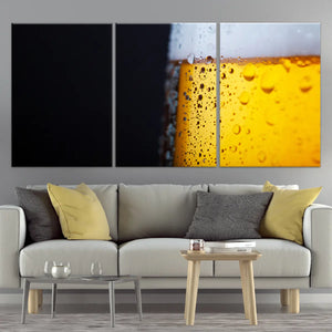 Cold Beer Wall Art Canvas Print-Stunning Canvas Prints