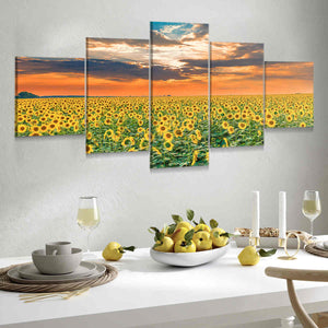 Sunflower Field Wall Art Canvas-Stunning Canvas Prints