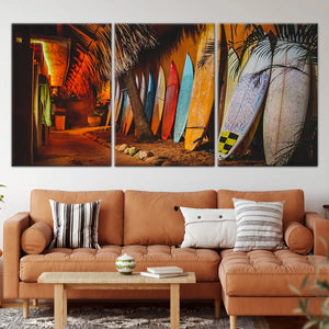 Surfboards Wall art-Stunning Canvas Prints