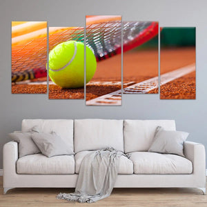 Modern Tennis Ball Wall Art Canvas Print-Stunning Canvas Prints