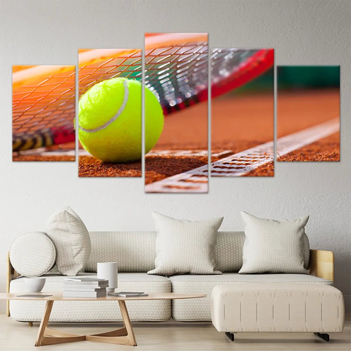 Modern Tennis Ball Wall Art Canvas Print-Stunning Canvas Prints