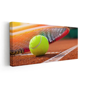 Modern Tennis Ball Wall Art Canvas Print-Stunning Canvas Prints