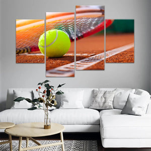 Modern Tennis Ball Wall Art Canvas Print-Stunning Canvas Prints