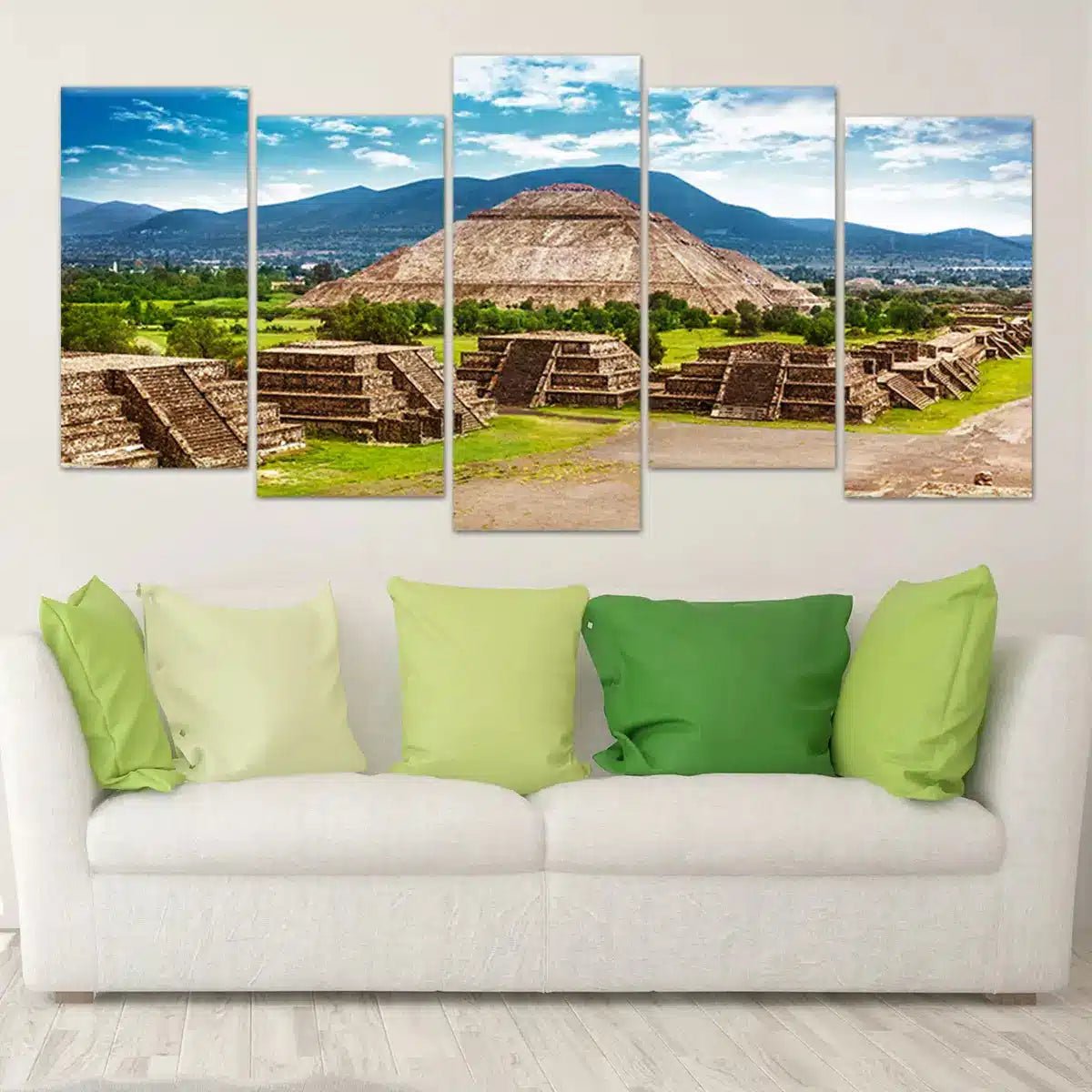 Teotihuacan Pyramids Wall Art-Stunning Canvas Prints