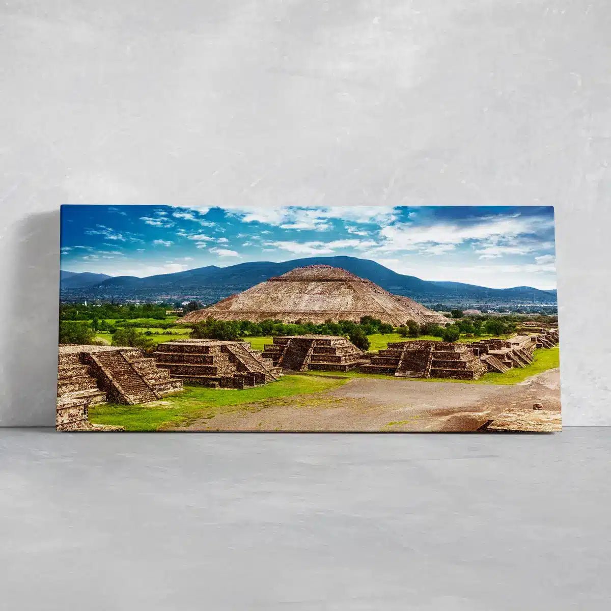 Teotihuacan Pyramids Wall Art-Stunning Canvas Prints