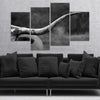 Black And White Longhorn Wall Art Canvas-Stunning Canvas Prints