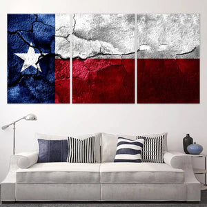 Texas Flag Wall Art Canvas Print-Stunning Canvas Prints