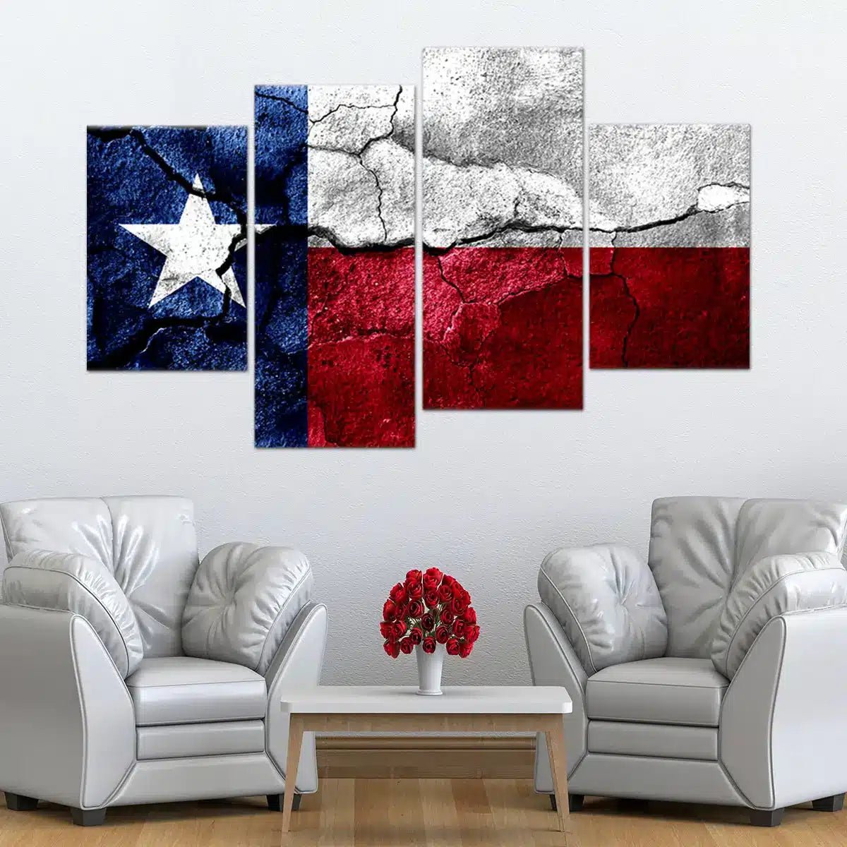 Texas Flag Wall Art Canvas Print-Stunning Canvas Prints