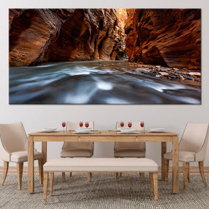 Zion Narrows Wall Art Canvas-Stunning Canvas Prints