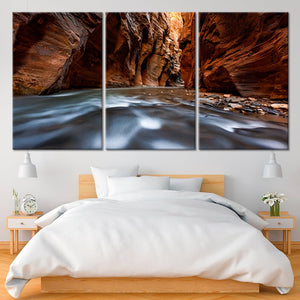 Zion Narrows Wall Art Canvas-Stunning Canvas Prints