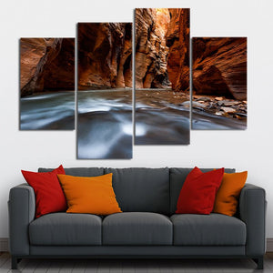 Zion Narrows Wall Art Canvas-Stunning Canvas Prints