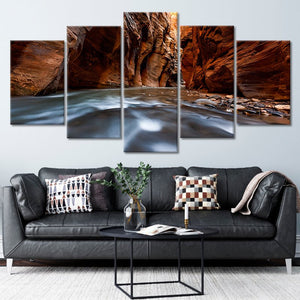 Zion Narrows Wall Art Canvas-Stunning Canvas Prints