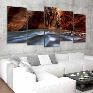 Zion Narrows Wall Art Canvas-Stunning Canvas Prints