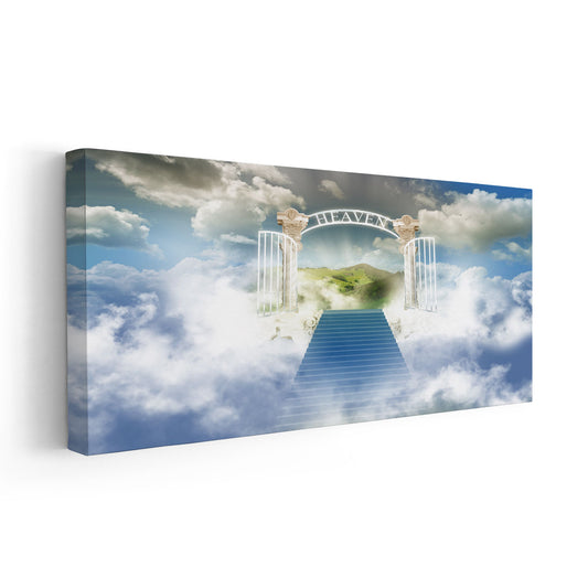 Stairway To Jesus Christ Wall Art Canvas Print-Stunning Canvas Prints