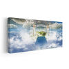 Gates Of Heaven Painting Canvas, heaven's gate artwork​, spiritual wall art, christian canvas wall art for living room,